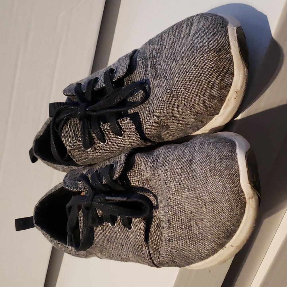 TOMS grey and black sneakers
